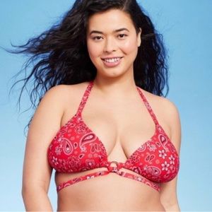 Target tie bandana bikini top